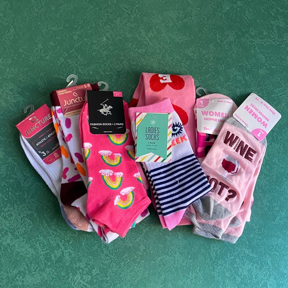 10 Pairs of Decorative Socks